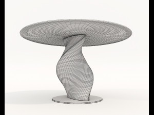 contemporary design table and chair set 16 Modelo 3D