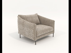 relaxing chair and coffee table 7 Model 3D