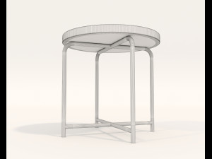 relaxing chair and coffee table 7 Model 3D