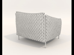 relaxing chair and coffee table 7 Model 3D
