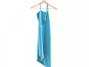 dress on hanger 5 3D Model
