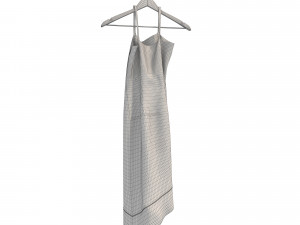dress on hanger 5 3D Model