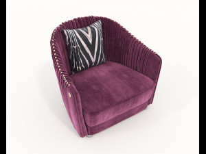 Luxury Chair and Coffee Table Modelo 3D