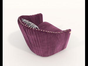Luxury Chair and Coffee Table Modelo 3D