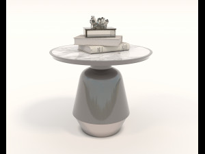 Contemporary Chair and Coffee Table 10 Modelo 3D