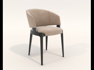 Contemporary Design Table and Chair Set 17 3D Model