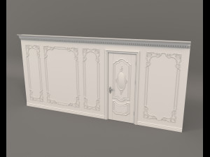 European Style Interior Wall Decoration 5 3D Модель