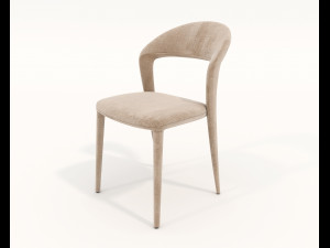 Contemporary Design Table and Chair Set 18 3D Model