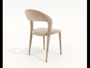 Contemporary Design Table and Chair Set 18 3D Model