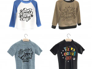 Shirt on Hanger 3 3D Model