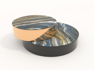 Luxury Armchair and Coffee Table 3D Модель