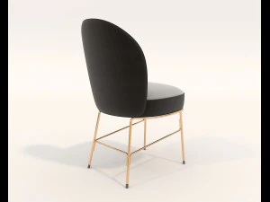 Modern Table and Chair Set 7 3D Model