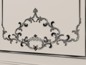 European Style Interior Wall Decoration 7 3Dモデル