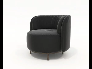 Contemporary Coffee Table and Armchair 14 3D Model