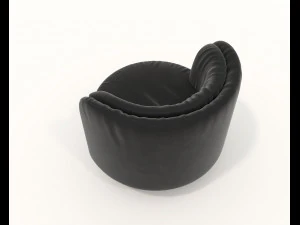 Contemporary Coffee Table and Armchair 14 3D Model