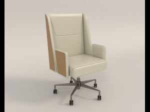 Classic Working Table and Chair 4 3Dモデル