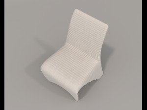 Contemporary Style Dining Table and Chairs Model 3D