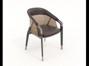 Modern Style Table and Chairs 13 3D Model