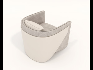 Contemporary Design Table and Chair Set 20 3D Model
