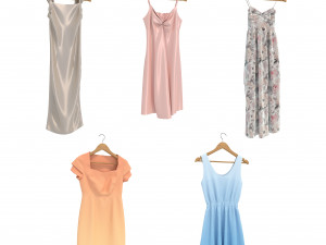 Dress on Hanger 8 3D 모델