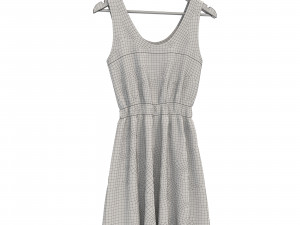 Dress on Hanger 8 Modèle 3D