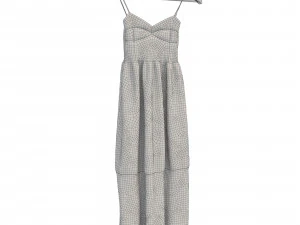 Dress on Hanger 8 3D Model