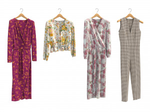 Clothing on Hanger 7 3D Model