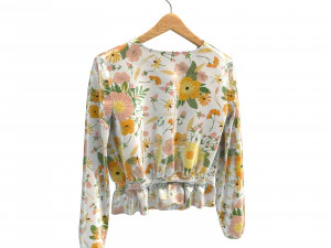 Clothing on Hanger 7 3D Model