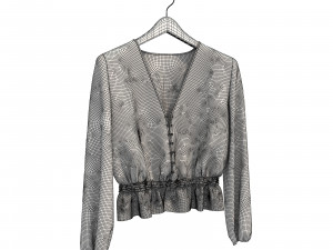 Clothing on Hanger 7 3D Model