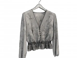 Clothing on Hanger 7 3D Model