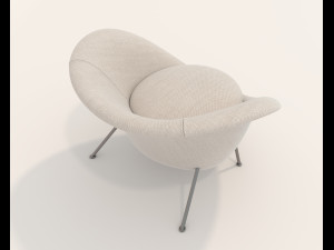 Modern Coffee Table and Armchair 4 Modelo 3D