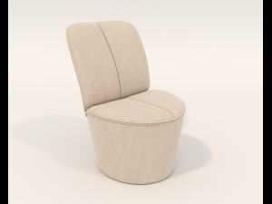 Contemporary Style Table and Chairs 11 3D 模型