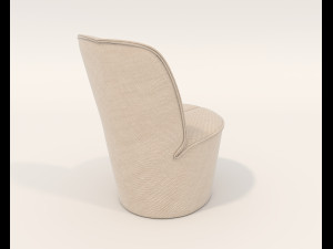 Contemporary Style Table and Chairs 11 3D 模型