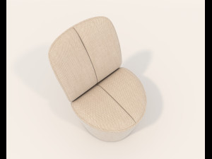 Contemporary Style Table and Chairs 11 3D 模型