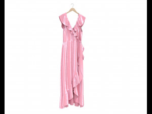Dress on Hanger 9 3D 모델