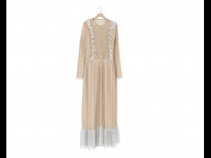 Dress on Hanger 9 3D 모델