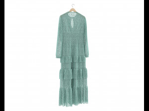 Dress on Hanger 9 3D 모델