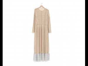 Dress on Hanger 9 3D 모델