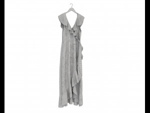 Dress on Hanger 9 3D 모델