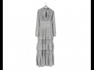 Dress on Hanger 9 3D 모델