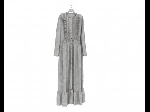 Dress on Hanger 9 3D 모델