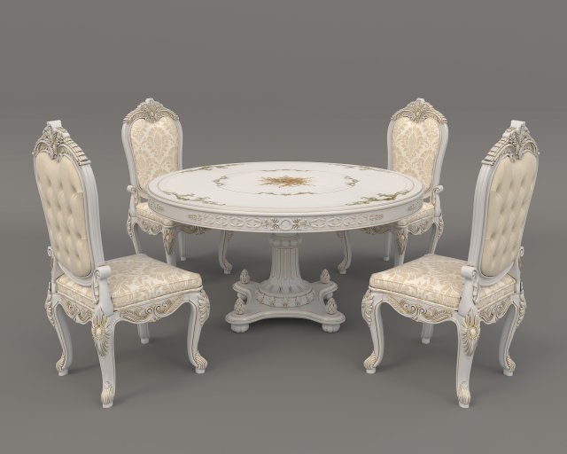 European style dining table 2025