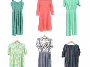 Clothing on Hanger 8 Modelo 3D