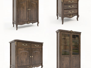 Classic Cabinet Collection 3D Model