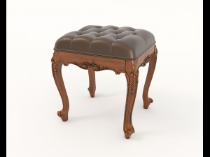 Classic Style Dressing Table 7 Model 3D