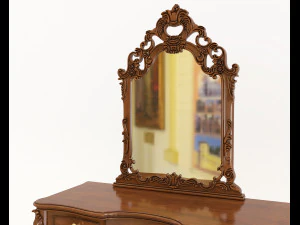 Classic Style Dressing Table 7 3D Model