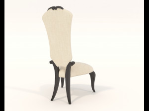 European Style Dining Table and Chairs 14 Model 3D