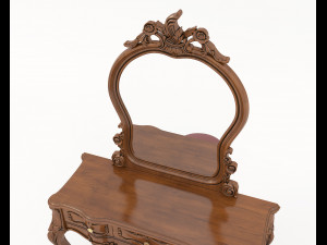 Classic Style Dressing Table 8 3D Model