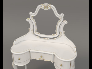 European Style Dressing Table 8 3D 모델