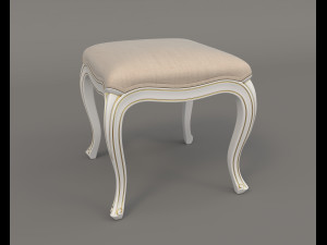 European Style Dressing Table 8 3D 모델